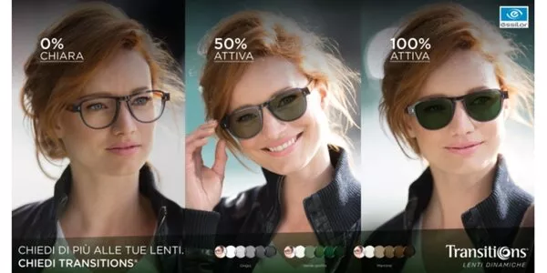 Lenti fotocromatiche Transitions Essilor Lenti fotocromatiche Transitions Essilor