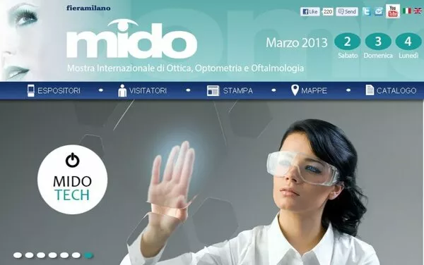 Mido si aggiudica l\'Exhibitionist Award come miglior allestimento fieristico italiano Mido si aggiudica l\'Exhibitionist Award come miglior allestimento fieristico italiano