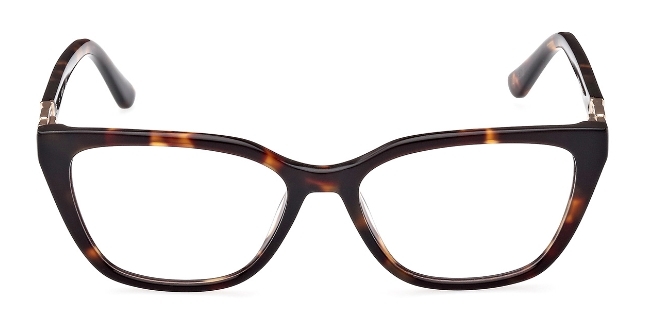 Occhiali Da Vista Guess GU 50007 -D Asian Fit, Color Dark Havana, Montatura In Acetato